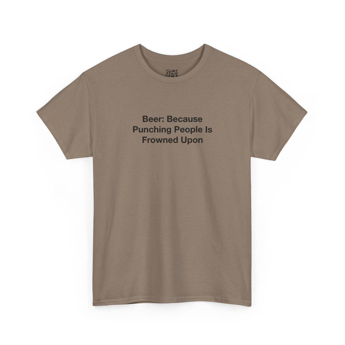 Beer: Because punching people is frowned upon