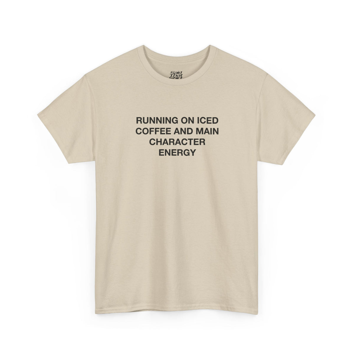 Running on Iced Coffee T-Shirt