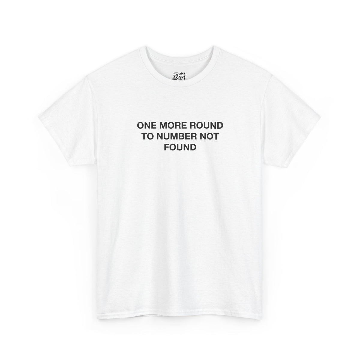 one more round to number not found