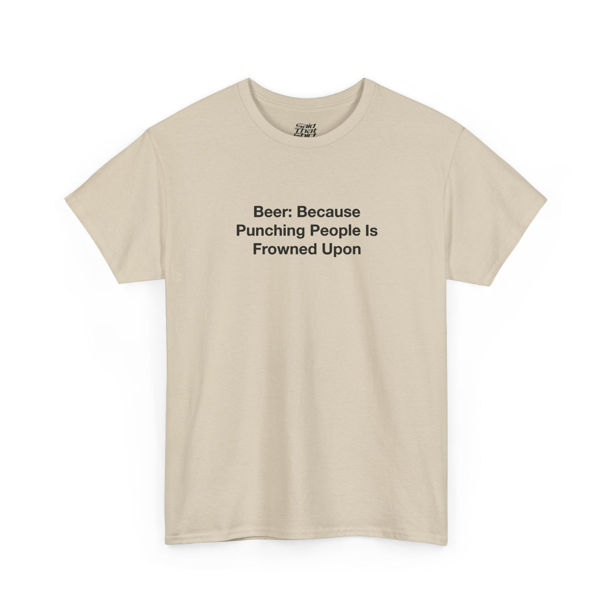 Beer: Because punching people is frowned upon