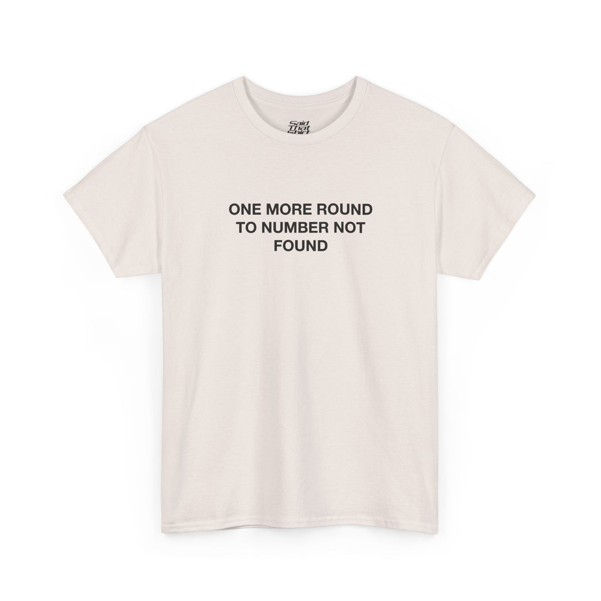 one more round to number not found