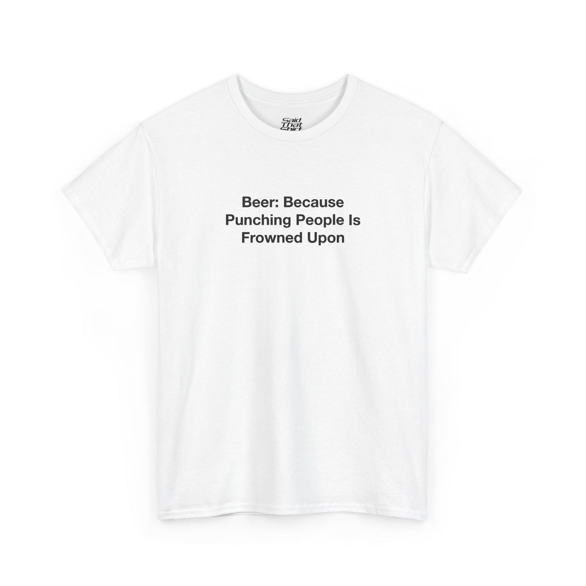 Beer: Because punching people is frowned upon