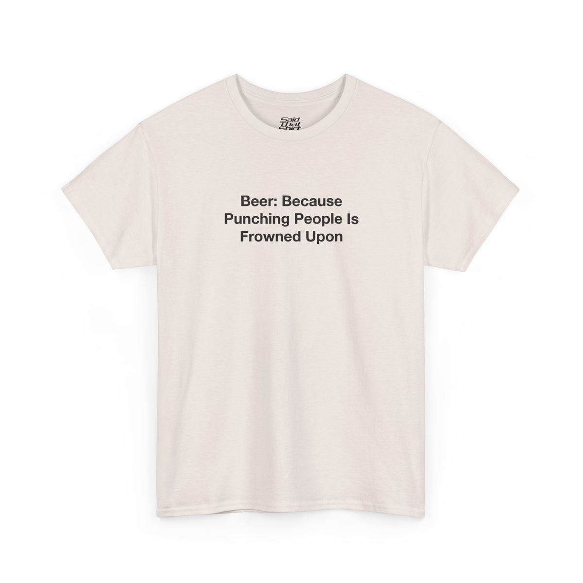 Beer: Because punching people is frowned upon
